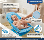 Comfort Baby Bather for Newborns - Adjustable & Portable