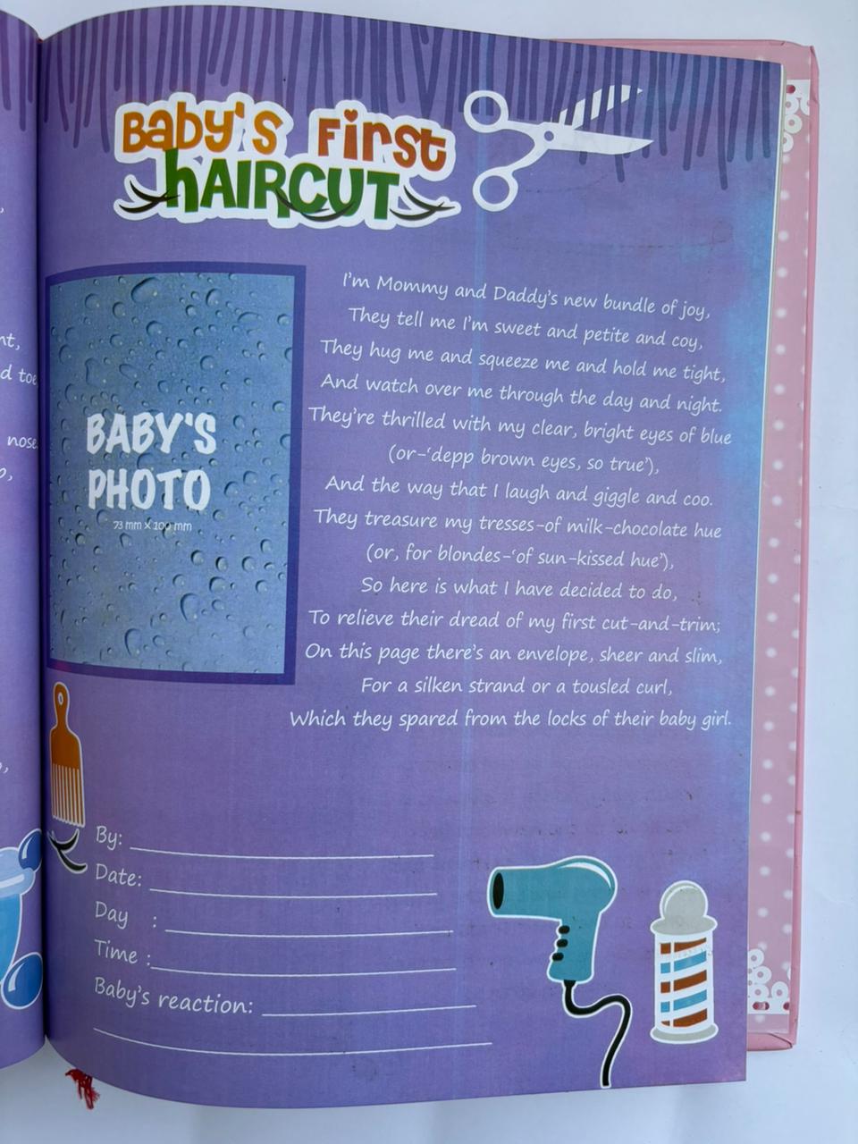 Baby Memory Book & Keepsake Journal