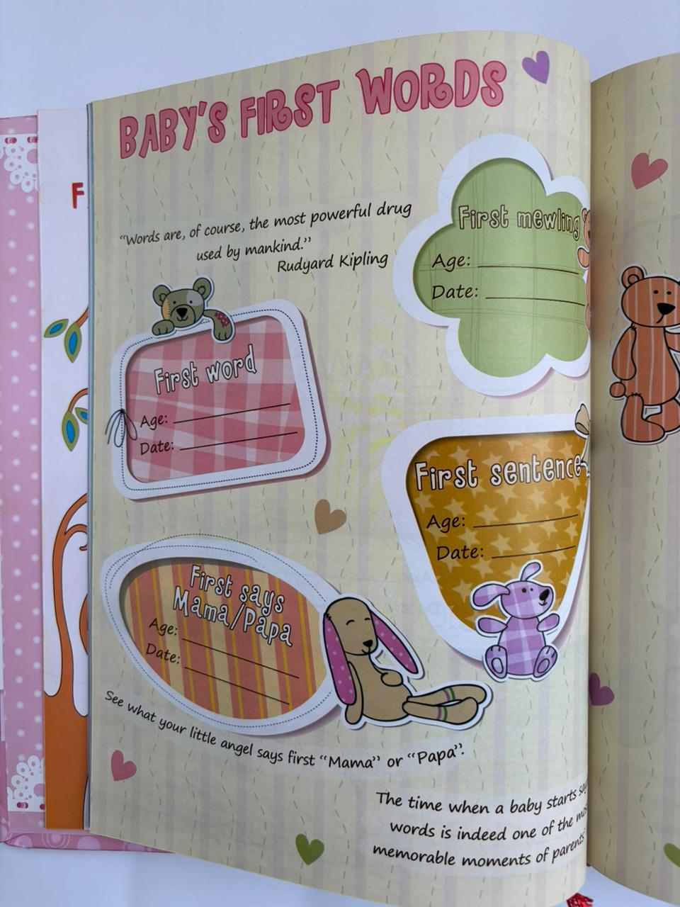 Baby Memory Book & Keepsake Journal