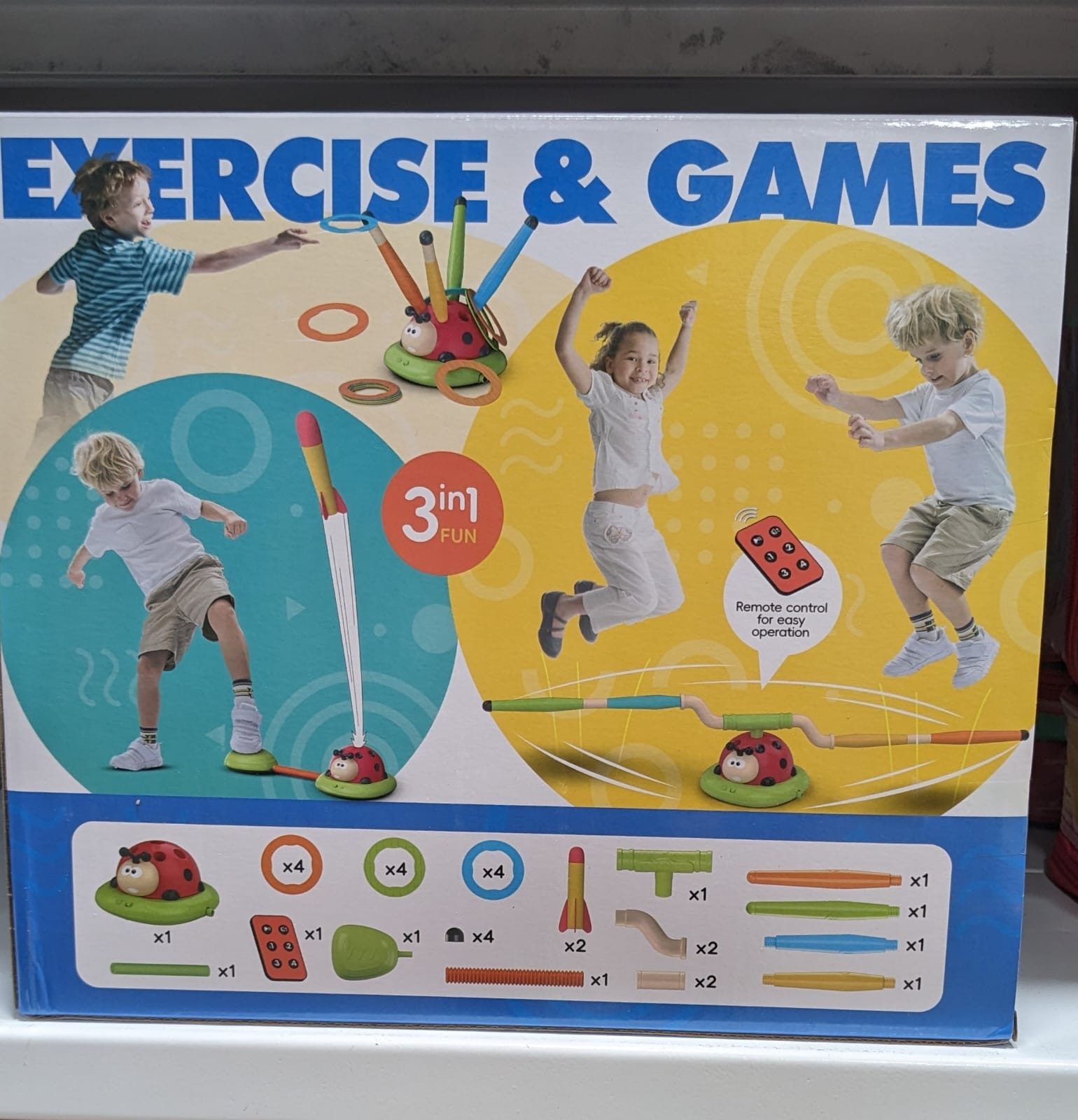 3-in-1 Multifunctional Exercise & Games Set