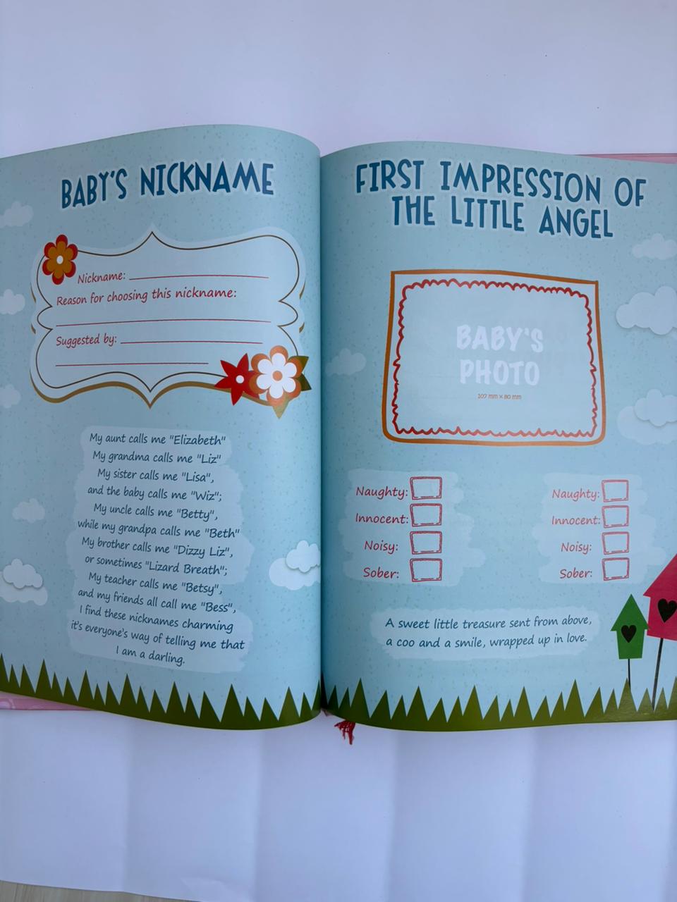 Baby Memory Book & Keepsake Journal